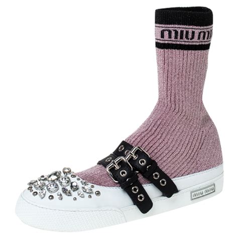 miu miu socks shoes|miu Mi u shoes.